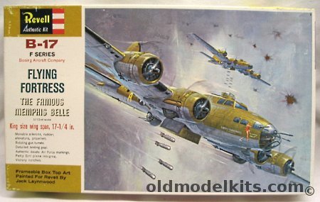 Revell 1/72 B-17F Flying Fortress Memphis Belle (Lincoln Issue), H201 plastic model kit